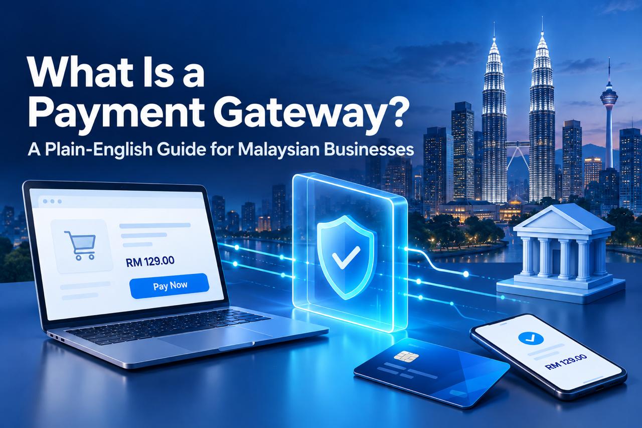 How a payment gateway works — payment flow from customer checkout to merchant bank account in Malaysia